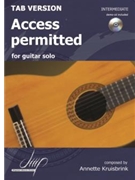 Access permitted (TAB) for Guitar by Kruisbrink Annette for