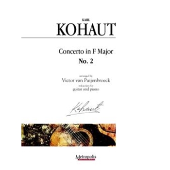 Concerto in F Major, No. 2 for Guitar and Piano (Piano Reduction)