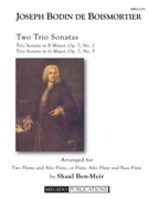 Two Trio Sonatas by Boismortier Joseph Bodin de - Ben-Meir Shaul - for