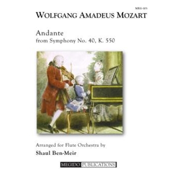 Andante from Symphony No. 40, K. 550 for Flute Orchestra