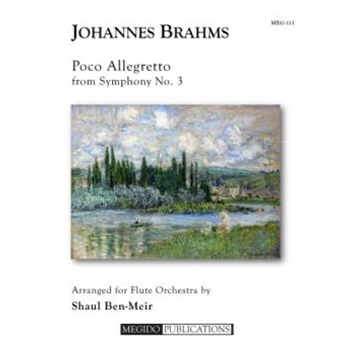 Poco Allegretto from Symphony No. 3 for Flute Choir