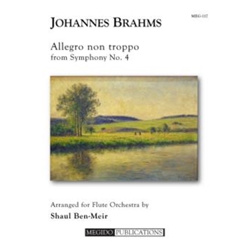 Allegro non troppo from Symphony No. 4 for Flute Choir