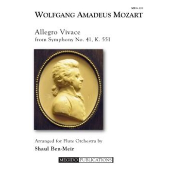Allegro Vivace from Symphony No. 41 for Flute Choir