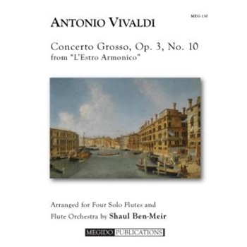 Concerto Grosso, Op. 3, No. 10 for Flute Orchestra