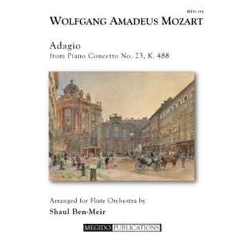 Adagio from Piano Concerto No. 23, K. 488 for Flute Orchestra