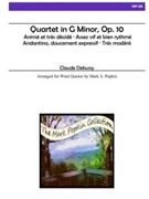Quartet in G minor Op. 10 by Debussy Claude - Popkin Mark A. - for