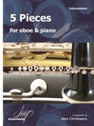 Four Pieces for Oboe and Piano by Christiaens Alex for