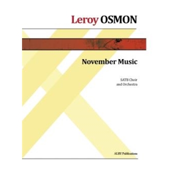 November Music for SATB Choir and Orchestra