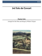 3rd Solo de Concert for Oboe and Strings by Colin Charles - Bryant William F - for