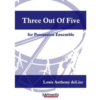 Three out of Five for Percussion Ensemble