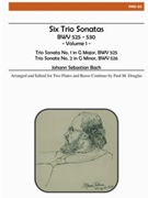 Six Trio Sonates Vol. I by Bach Johann Sebastian - Douglas Paul M - for