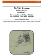 Six Trio Sonates Vol. III by Bach Johann Sebastian - Douglas Paul M - for