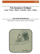 Trio Sonata In G Major by de Mondonville Jean-Joseph Cassanea - Douglas Paul M - for Instrument Duet