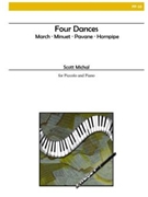 4 Dances by Michal Scott for Piccolo and Piano