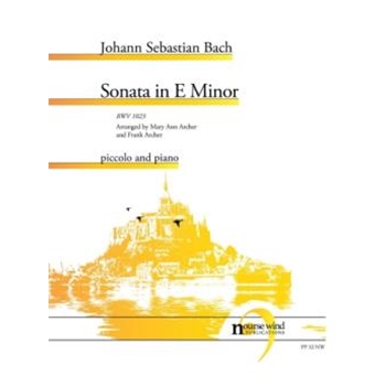 Sonata in E Minor, BWV 1023 for Piccolo and Piano