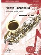Hepta Tarantella for Alto Saxophone and Piano by de la Croix Nadine for