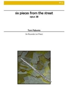 6 Pieces From The Street Opus 38 by Febonio T G - Op 38 - for Soprano Re