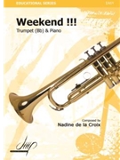 Weekend for Trumpet and Piano by de la Croix Nadine for