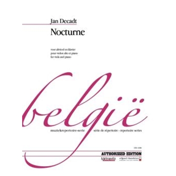 Nocturne by Decadt Jan for Viola and Piano