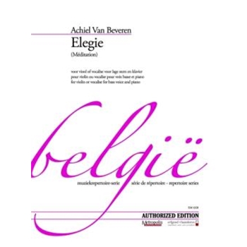Elegie for Violin and Piano