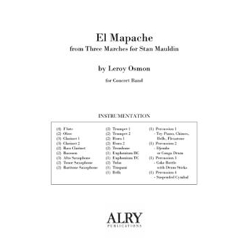 El Mapache for Concert Band (Full Score)