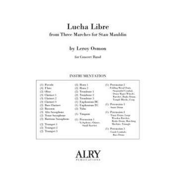 Lucha Libre for Concert Band (Full Score)
