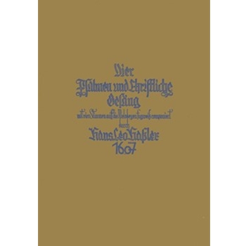 Psalmen und Christliche Gesang fugweis by Hassler Hans Leo for Mixed Choir