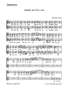 Machet die Tore weit - Der Tag der ist so freudenreich -2 kleine geistliche Konzerte fur Advent und by Grimm Heinrich for 2miVoice/B