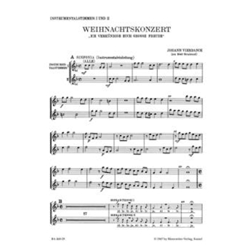 Ich verkundige euch groSe Freude -Weihnachtskonzert- by Fourdanck Johann for