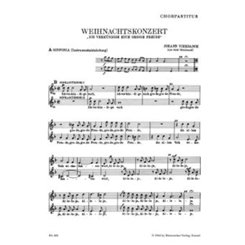 Ich verkundige euch groSe Freude -Weihnachtskonzert- by Fourdanck Johann for Female cho