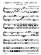 Command the Angels BuxWV 10 -Choral cantata- (for Mixed choir (SATB) strings and bc) by Buxtehude Dietrich for