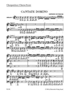 Cantate domino - Lobsinget Gott dem Herrn BuxWV 12 -Motet- by Buxtehude Dietrich for SSolo ad l