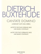 Cantate domino - Lobsinget Gott dem Herrn BuxWV 12 -Motet- by Buxtehude Dietrich for SSolo ad l
