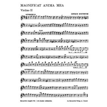 Magnificat anima mea BuxWV-Anh 1 -Motet- by Buxtehude Dietrich for