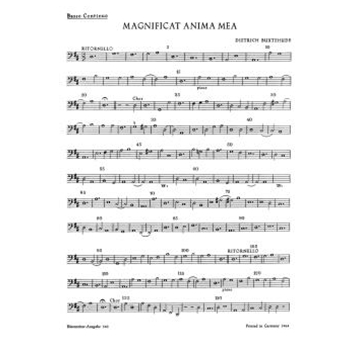 Magnificat anima mea BuxWV-Anh 1 -Motet- by Buxtehude Dietrich for