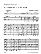 Magnificat anima mea BuxWV-Anh 1 -Motet- by Buxtehude Dietrich for Mixed Choir