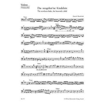 The newborn babe the heavenly child BuxWv 13 -Cantata- by Buxtehude Dietrich for