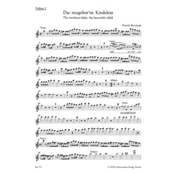 The newborn babe the heavenly child BuxWV 13 -Cantata- by Buxtehude Dietrich for