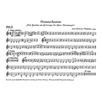 Viel Freuden mit sich bringet die schone Sommerzeit (1935) by Micheelsen Hans Fri for