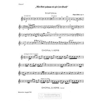 Wo Gott zuhaus nit gibt sein Gunst op. 11/1 (1933) -Choralkantate- by Distler Hugo for