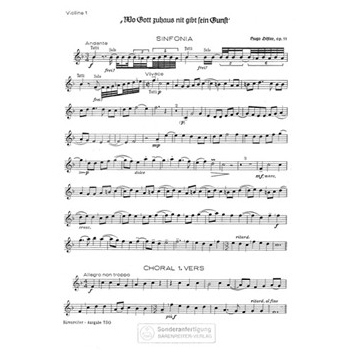Wo Gott zuhaus nit gibt sein Gunst op. 11/1 (1933) -Choralkantate- by Distler Hugo for