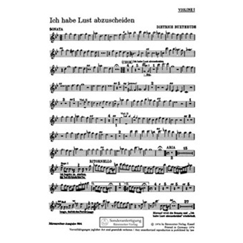 Ich habe Lust abzuscheiden BuxWV 46 -Kantate- by Buxtehude Dietrich for