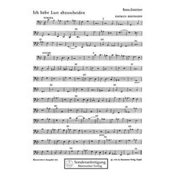 Ich habe Lust abzuscheiden BuxWV 46 -Kantate- by Buxtehude Dietrich for