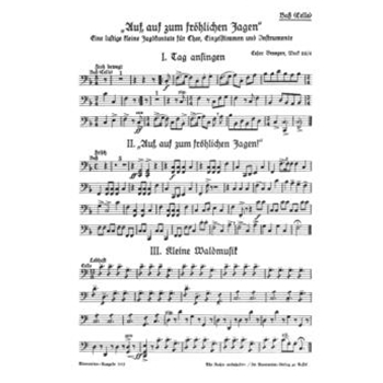 Auf auf zum frohlichen Jagen (1938) -Lustige kleine Jagdkantate- by Bresgen Cesar for
