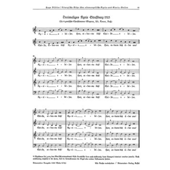 dreimaliges Kyrie StraSburg 1525 (SATB) / dreimaliges Kyrie Nurnberg 1525 (SATB) / dreimaliges Kyrie by Distler Hugo for Mixed Choir