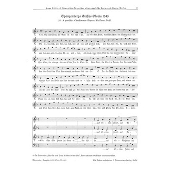 Spangenbergs GroSes Gloria (1545) (1 Satz aus "Liturgische Satze uber altevangelische Kyrie- und Glo by Distler Hugo for Mixed Choir