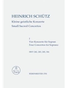 Kleine geistliche Konzerte Heft 1 by Schutz Heinrich for SSolo/Bc