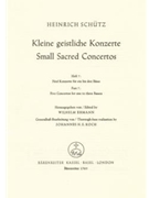 Kleine geistliche Konzerte Heft 7 by Schutz Heinrich for BSolo/Bc