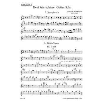 Heut triumphieret Gottes Sohn BuxWV 43 -Osterkantate- by Buxtehude Dietrich for