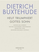 Heut triumphieret Gottes Sohn BuxWV 43 -Osterkantate- by Buxtehude Dietrich for 2SSolo/ASo